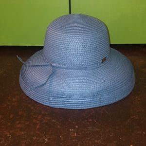 Blue sun hat